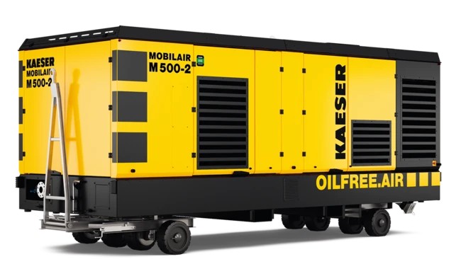 Portable oil-free compression up to 45.8 mÂ³/min (1600 cfm)