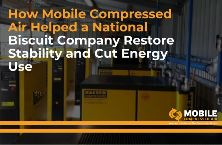 1 2 How Mobile Compressed Air Helped a National Biscuit Company Restore Stability and Cut Energy Use 1